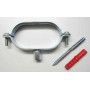 Colliers de fixation pour tube inox nu, isolé et double