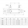 Echangeur thermique piscine TITANE 25, 45, 85 et 105 kW