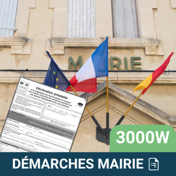 Démarches en mairie - 3kW