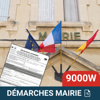 Démarches en mairie - 9KW