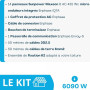 Kit solaire SunPower - Autoconsommation 6090W - Avec installation