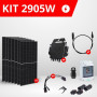 Kit solaire LONGi 415 Wc pour autoconsommation de 2905W