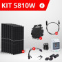 Kit solaire LONGi 415 Wc pour autoconsommation de 5810W