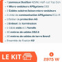 Kit solaire DualSun - Autoconsommation 2975W - Avec installation