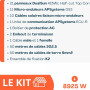 Kit solaire DualSun - Autoconsommation 8925W - Avec installation