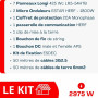 Kit solaire Longi - Autoconsommation 2975W - Avec installation