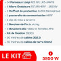 Kit solaire Longi - Autoconsommation 5950W - Avec installation