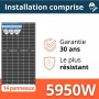 Kit solaire DualSun - Autoconsommation 5950W - Avec installation